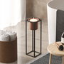 Aberto Design Maceta Decorativa GED-023-B Negro y Cobre